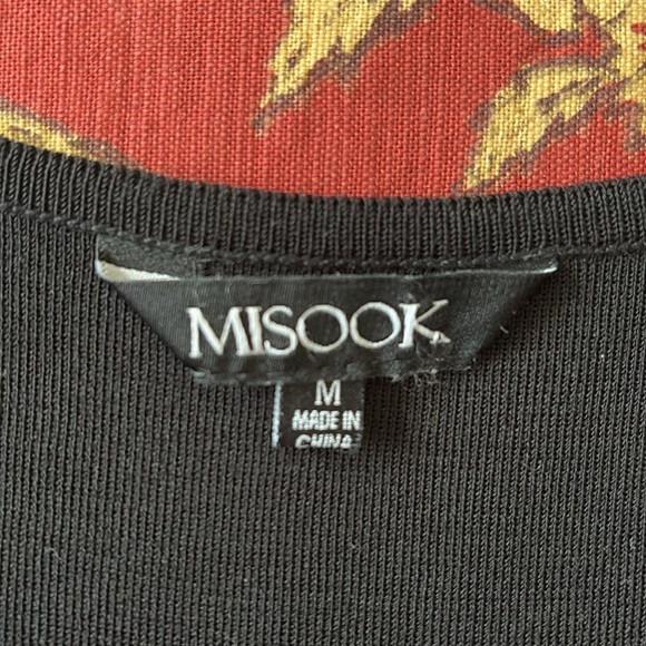 Misook Knit Black Dress M - Picture 7 of 10